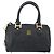 MCM Vicetos Logogram Borsa a Mano PVC 2in1 Nero Oro Auth 151262 D'oro - vista 2