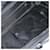 PRADA Trunk Nylon Negro Plata Auth am9650  - vista 24