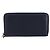GUCCI Sherry Line Long Wallet Leather Navy Silver 344096 Auth am9608 Silvery Navy blue - view 2