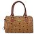Borsa MCM Logogram Vicetos in pelle PVC marrone e oro Auth BA8640 D'oro - vista 13