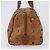 Borsa MCM Logogram Vicetos in pelle PVC marrone e oro Auth BA8640 D'oro - vista 4