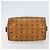 Borsa MCM Logogram Vicetos in pelle PVC marrone e oro Auth BA8640 D'oro - vista 5