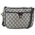 Borsa a Spalla Gucci GG Supreme Sherry Line PVC Blu Navy Oro 89 02 077 Auth 155728