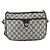 Borsa a Spalla Gucci GG Supreme Sherry Line PVC Blu Navy Oro 89 02 077 Auth 155728 - vista 13