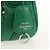 PRADA Bolsa Moon Bag de Cuero 2 en 1 Verde Plata Auth 152696SAM - vista 21