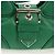 PRADA Bolsa Moon Bag de Cuero 2 en 1 Verde Plata Auth 152696SAM - vista 22