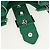 PRADA Bolsa Moon Bag de Cuero 2 en 1 Verde Plata Auth 152696SAM - vista 23