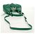 PRADA Bolsa Moon Bag de Cuero 2 en 1 Verde Plata Auth 152696SAM - vista 8