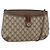 Borsa Sherry Line GG Supreme Web di GUCCI in PVC beige e oro 904 02 026 Auth 156988 D'oro