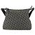 Bolso de Hombro de Lona Trotter Christian Dior Negro Plata Auth ti3506 - vista 2