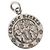 Pendente Chrome Hearts Angel Medal Charm V2 in Argento Ag925 Auth 156690M