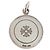 Pendente Chrome Hearts Angel Medal Charm V2 in Argento Ag925 Auth 156690M - vista 3