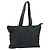 Borsa Tote LOEWE in nylon e pelle nera argento autentica bs31205 Nero