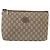 GUCCI GG Plus Supreme Clutch Bag PVC Beige Oro Auth bs31127 D'oro - vista 13