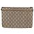 GUCCI GG Plus Supreme Clutch Bag PVC Beige Oro Auth bs31127 D'oro - vista 2