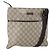 Borsa a spalla GG Supreme in PVC beige e argento di GUCCI 141626 Auth 151979