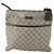 Borsa a spalla GG Supreme in PVC beige e argento di GUCCI 141626 Auth 151979 - vista 13