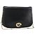 Borsa a spalla a catena Christian Dior in pelle nera e oro Auth ep12110 Nero D'oro