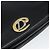 Borsa a spalla a catena Christian Dior in pelle nera e oro Auth ep12110 Nero D'oro - vista 17