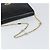 Borsa a spalla a catena Christian Dior in pelle nera e oro Auth ep12110 Nero D'oro - vista 7