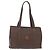 Céline Borsa a spalla in tela Macadam CELINE in pelle PVC marrone e oro Auth ka257 D'oro