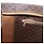 Céline Borsa a spalla in tela Macadam CELINE in pelle PVC marrone e oro Auth ka257 D'oro - vista 22