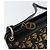 Borsa a Spalla in Tela Trotter Christian Dior Blu Navy Oro Auth 154374 D'oro - vista 10
