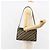 Borsa a Spalla in Tela Trotter Christian Dior Blu Navy Oro Auth 154374 D'oro - vista 20