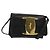 Borsa a Spalla Vala in Pelle Nera e Oro Auth BA8393V di Salvatore Ferragamo Nero D'oro