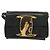 Borsa a Spalla Vala in Pelle Nera e Oro Auth BA8393V di Salvatore Ferragamo Nero D'oro - vista 13