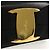 Borsa a Spalla Vala in Pelle Nera e Oro Auth BA8393V di Salvatore Ferragamo Nero D'oro - vista 19