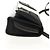 Borsa a Spalla Vala in Pelle Nera e Oro Auth BA8393V di Salvatore Ferragamo Nero D'oro - vista 4