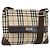 Burberry Borsa a spalla Nova Check in nylon beige e argento Auth ka314
