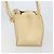 Borsa Tote CÉLINE TIE in pelle beige dorato Auth bs31025 D'oro - vista 3