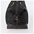 BALLY Borsa Boston Pelle Nylon 2 Set Nera Auth bs30850 Nero - vista 4