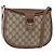 Borsa Sherry Line GG Supreme Web di GUCCI in PVC beige e oro 10 02 056 Auth BA8485 D'oro