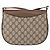 Borsa Sherry Line GG Supreme Web di GUCCI in PVC beige e oro 10 02 056 Auth BA8485 D'oro - vista 2