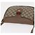Borsa Sherry Line GG Supreme Web di GUCCI in PVC beige e oro 10 02 056 Auth BA8485 D'oro - vista 6