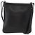 Borsa a Spalla Gancini in Pelle Nera e Argento di Salvatore Ferragamo Auth gh1244 Nero