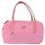 PRADA Borsa a mano in nylon rosa argento Auth 154369 - vista 13