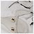 Chloé Chloe Schultertasche Leder 2-in-1 Weiß Silber Authentisch ka340 - Ansicht 16