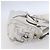 Chloé Chloe Schultertasche Leder 2-in-1 Weiß Silber Authentisch ka340 - Ansicht 4