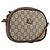Borsa a spalla GUCCI GG Plus Supreme PVC Beige Oro Auth ep12104 D'oro