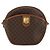 Céline Borsa a Spalla in Tela Macadam CELINE in Pelle PVC Marrone Oro Auth 148688 D'oro - vista 13