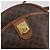Céline Borsa a Spalla in Tela Macadam CELINE in Pelle PVC Marrone Oro Auth 148688 D'oro - vista 17