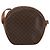 Céline Borsa a Spalla in Tela Macadam CELINE in Pelle PVC Marrone Oro Auth 148688 D'oro - vista 2