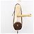 Céline Borsa a Spalla in Tela Macadam CELINE in Pelle PVC Marrone Oro Auth 148688 D'oro - vista 23