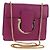 Borsa a spalla a catena Salvatore Ferragamo in pelle viola e oro Auth 152688V D'oro Porpora