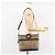 Autre Marque Borsa a Spalla Burberrys Nova Check in Tela Beige Oro Auth ka353 D'oro - vista 22