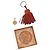 Hermès HERMES Charm Metallo Pelle 3 Set Rosso Oro Argento Auth bs30857 D'oro